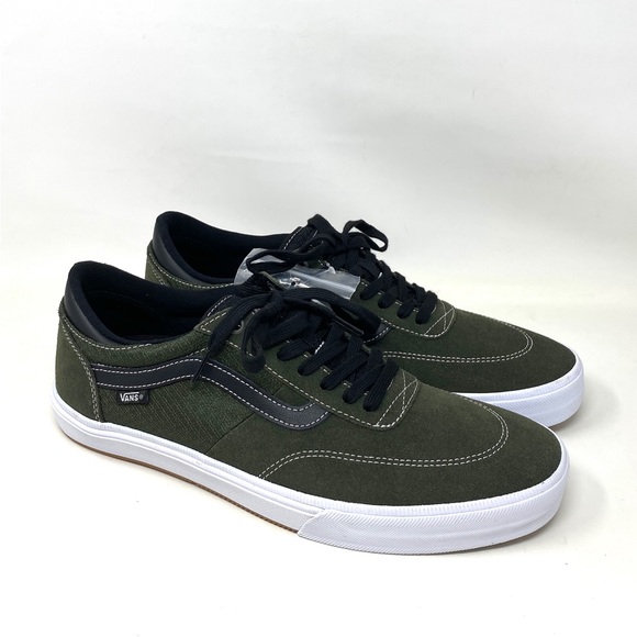 💖MEGA SALE💖VANS GILBERT CROCKET Canvas Green Black Women’s VN0A5JIFALM - Picture 2 of 10